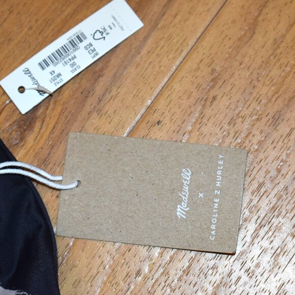 Black One-Piece Swimsuit with Ivory Abstract Print - Picture 6 of 7